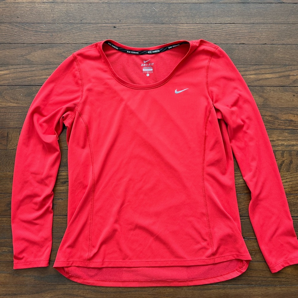 Nike Running Dry Fit Women's Long Sleeve Top Size L